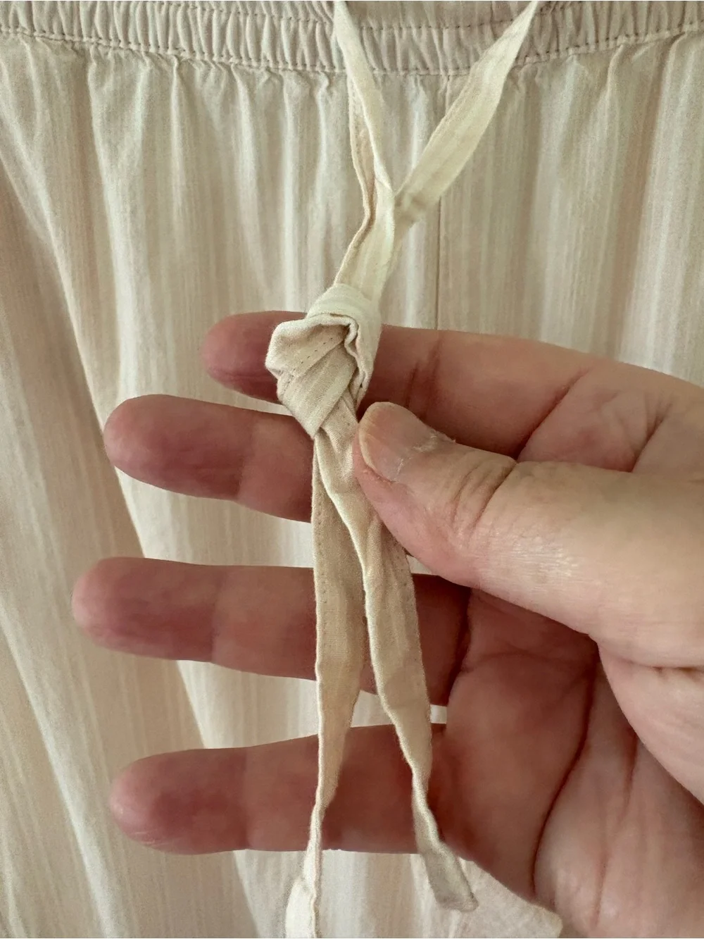Haven Well Within Organic Cotton Poplin Pajama Pants. Size Medium.